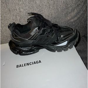 Balenciaga Black/Noir Track Tonal clear sole Men size 41 (US 8)